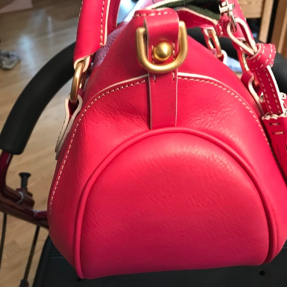 Dooney and Bourke Florentine Fuchsia Satchel - Picture 4 of 10